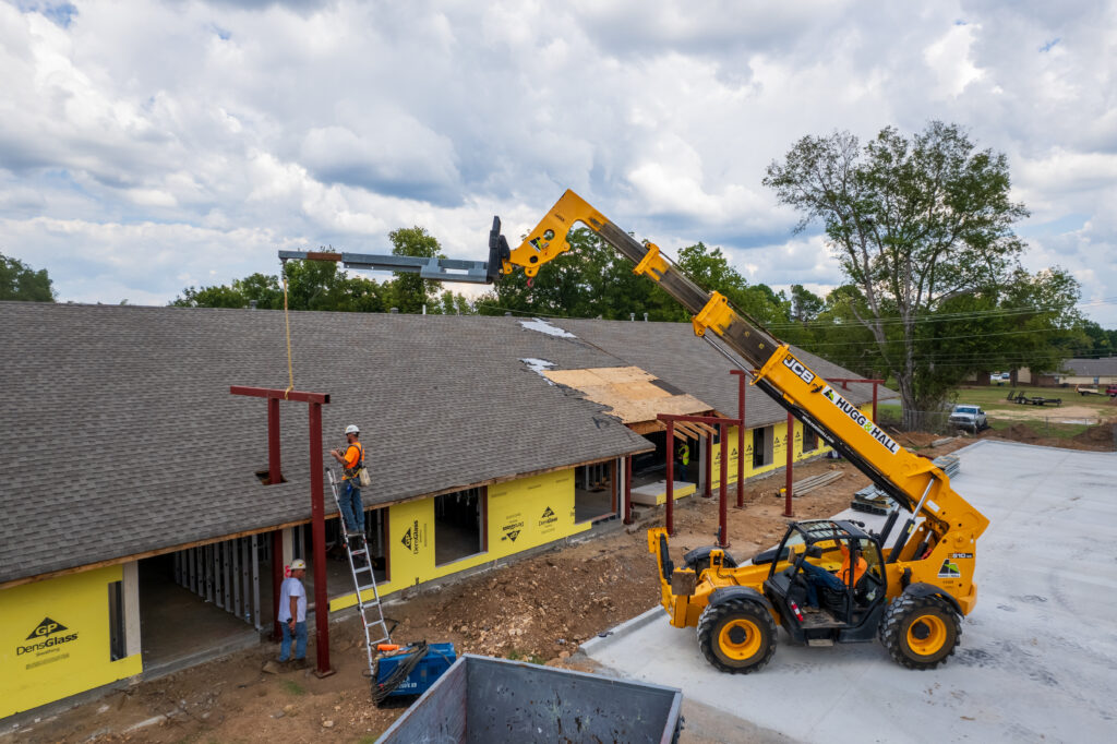 Corporate office space new construction services - exterior